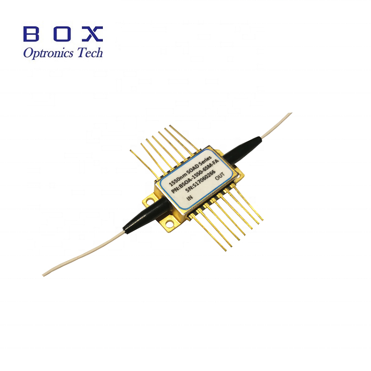 1550nm 8dBm SM SOA Erdieroalearen anplifikadore optikoa